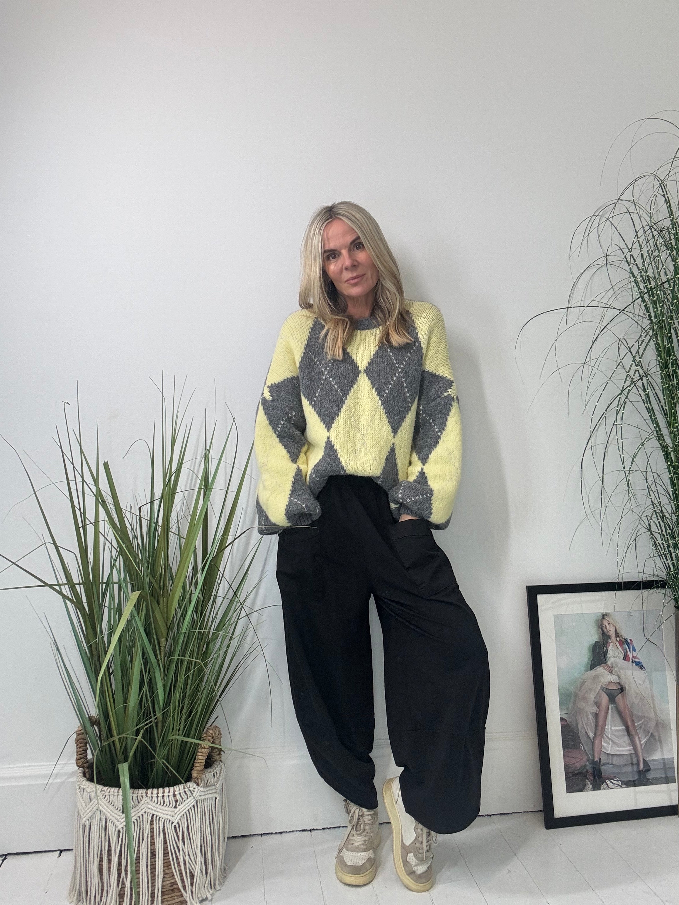 Pocket Cocoon Pant Black