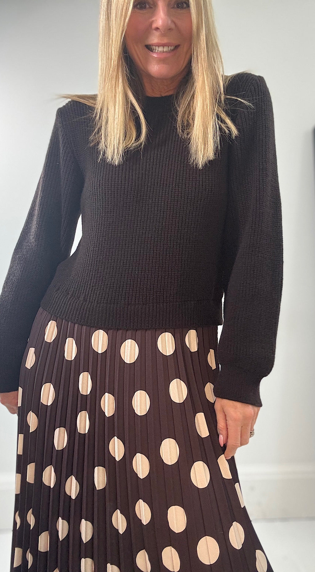 Pretty woman jumper dress brown