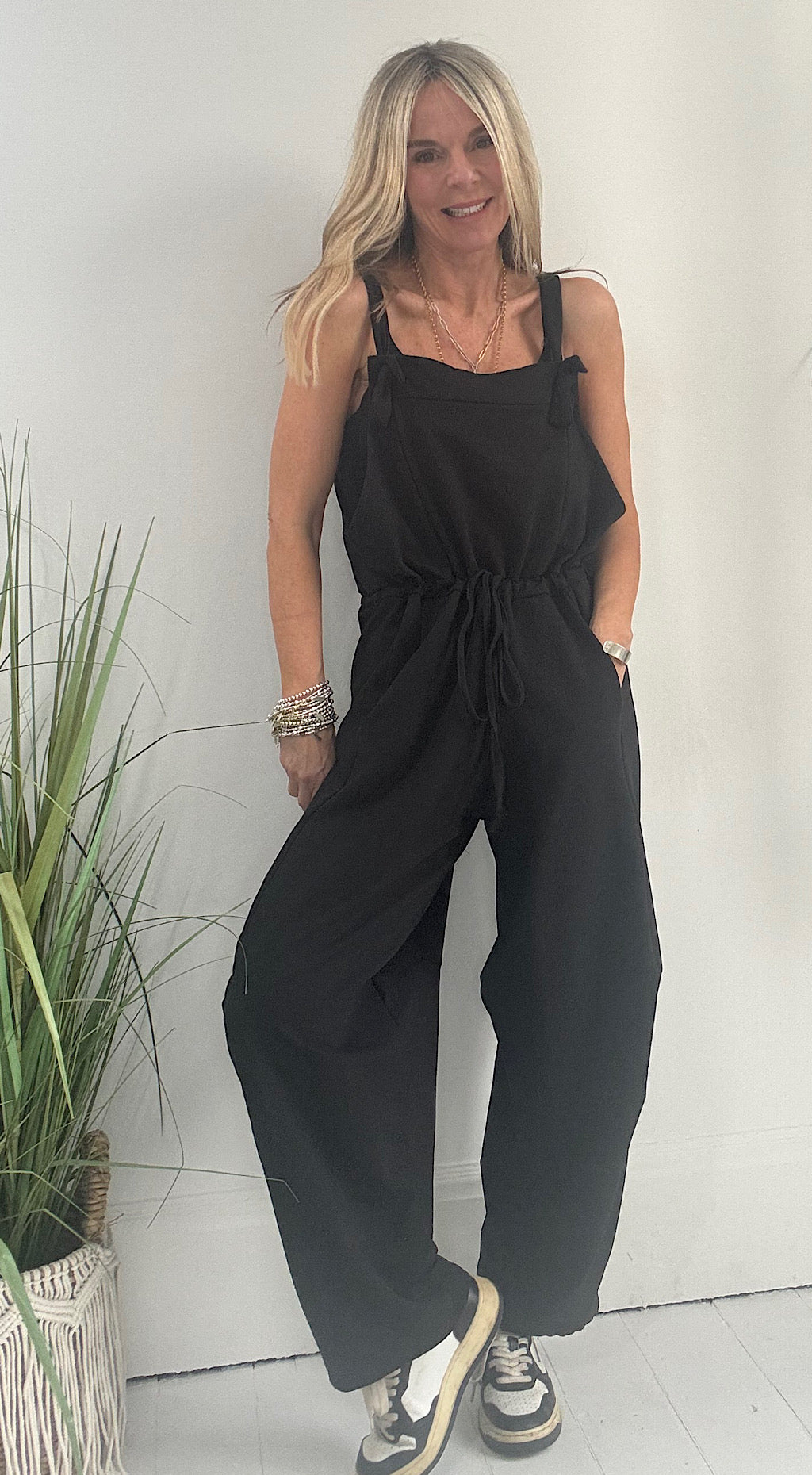 Sweatshirt Dungaree black