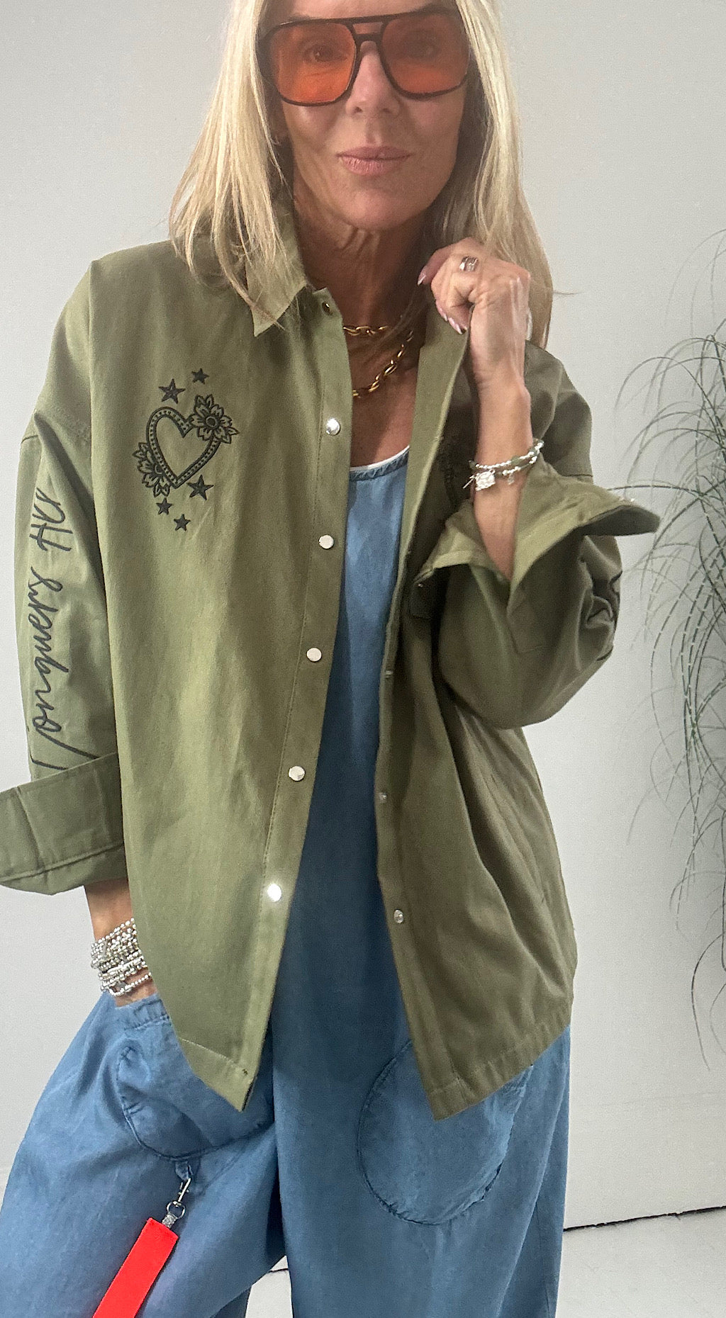 Throw and Go Jumpsuit - light denim