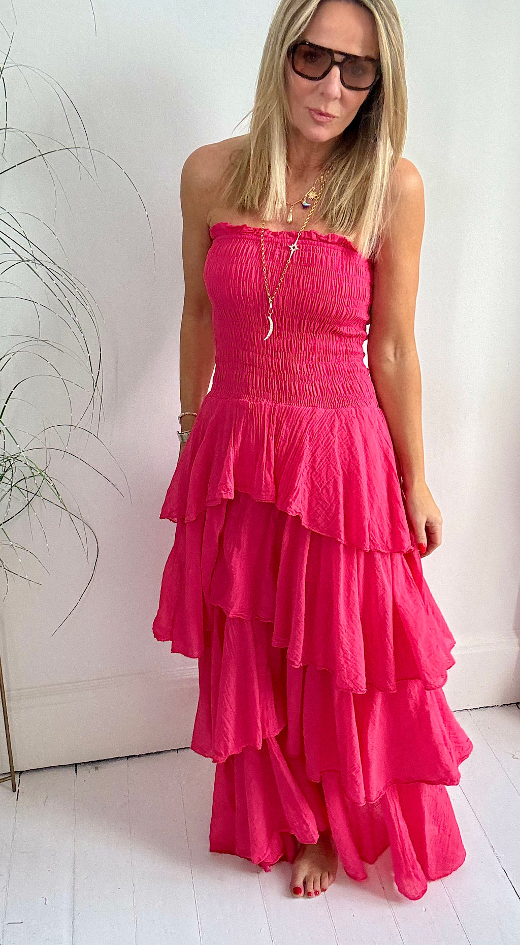 RaRa Maxi Dress Fuchsia