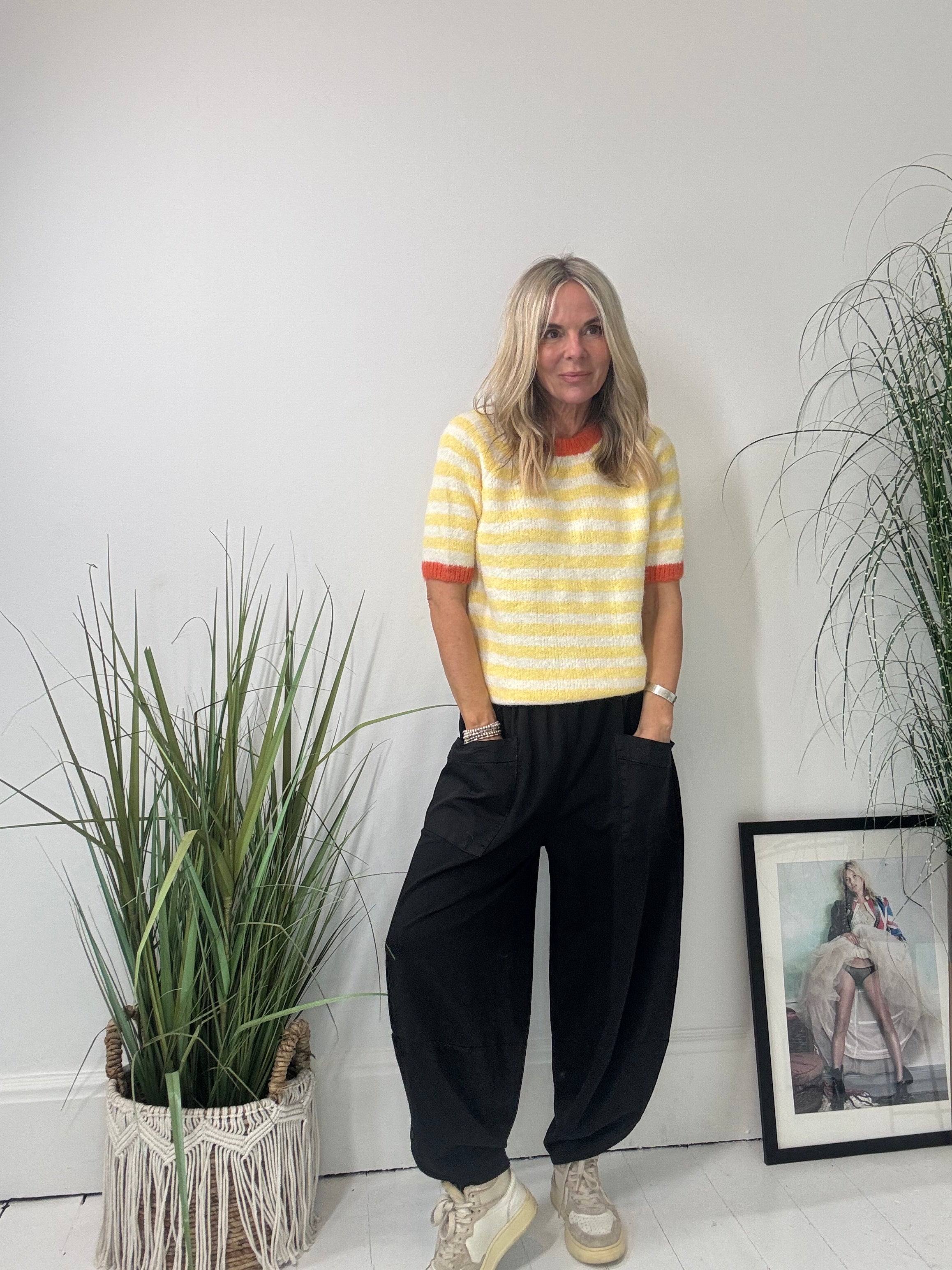 Pocket Cocoon Pant Black