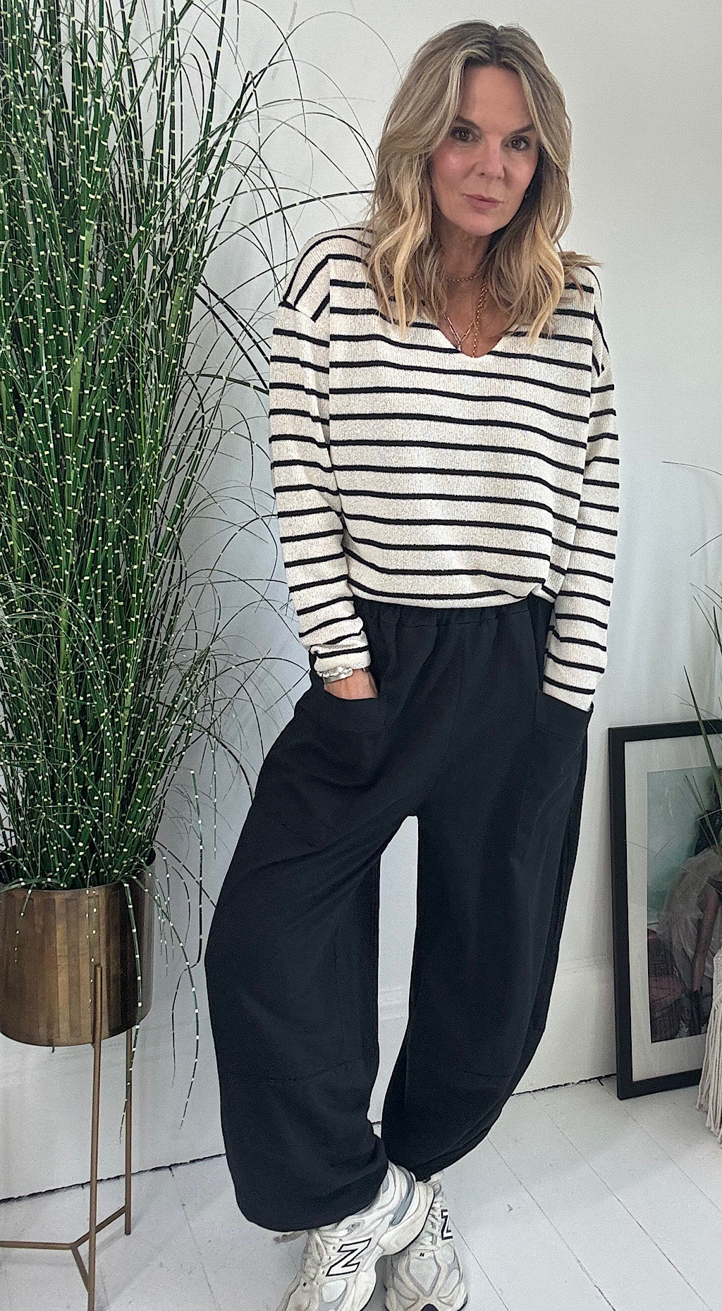 Pocket Cocoon Pant Black