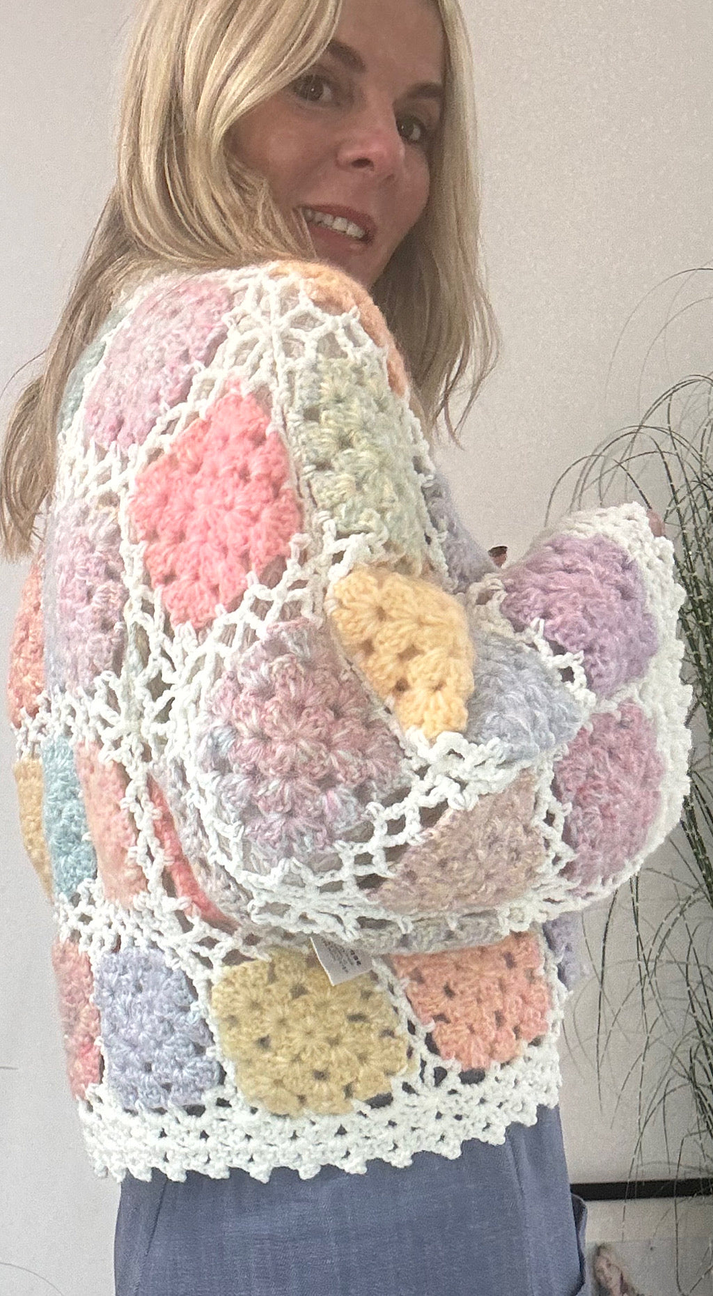 Hand Crocheted Cardigan