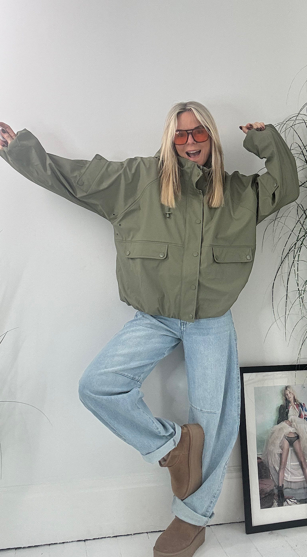 Tazo Wax Jacket - khaki