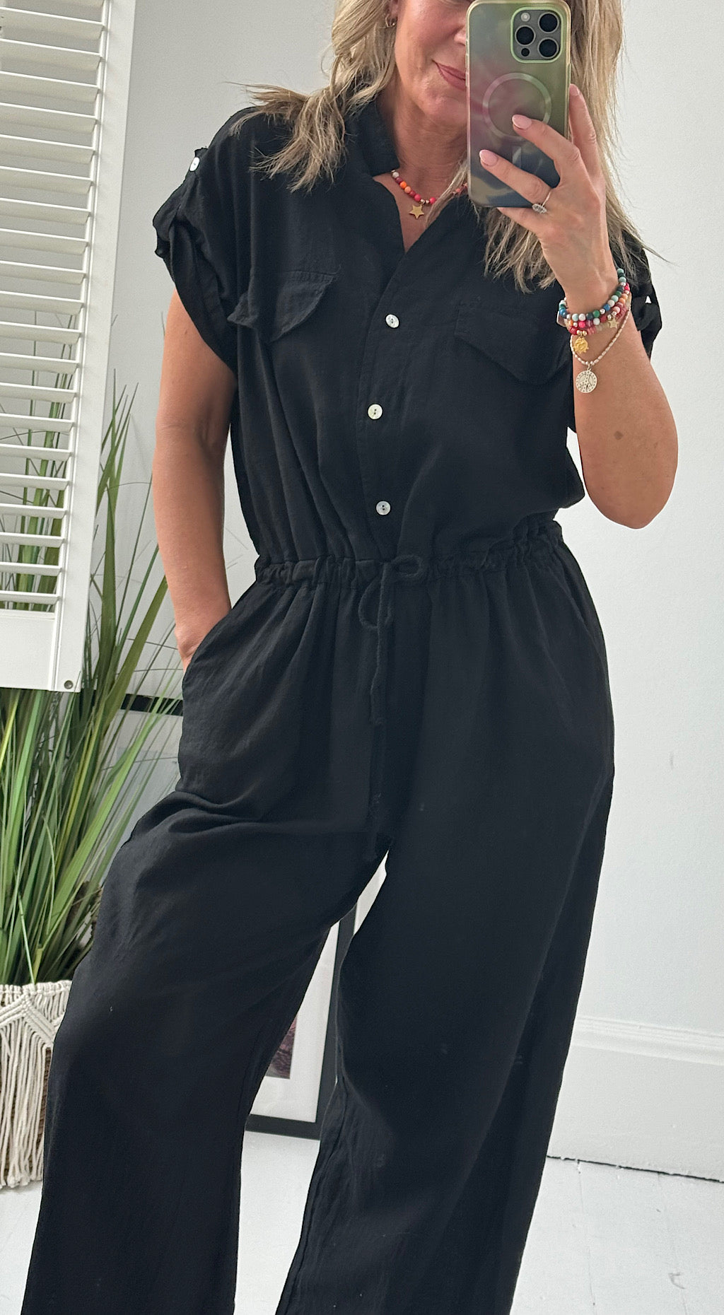 Utility Jumpsuit black