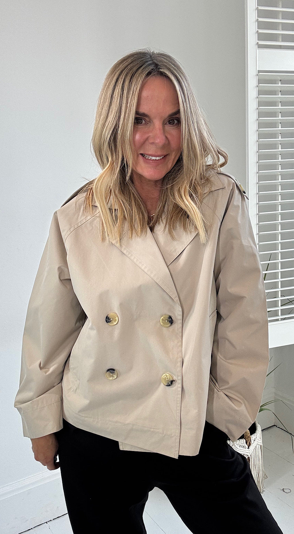 Calea Short Trench Coat