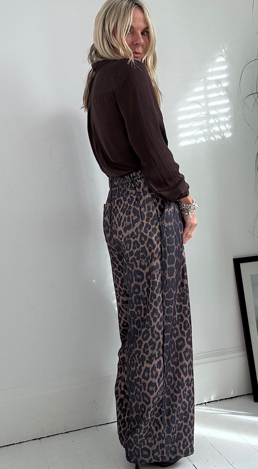 Leopard Print Trousers