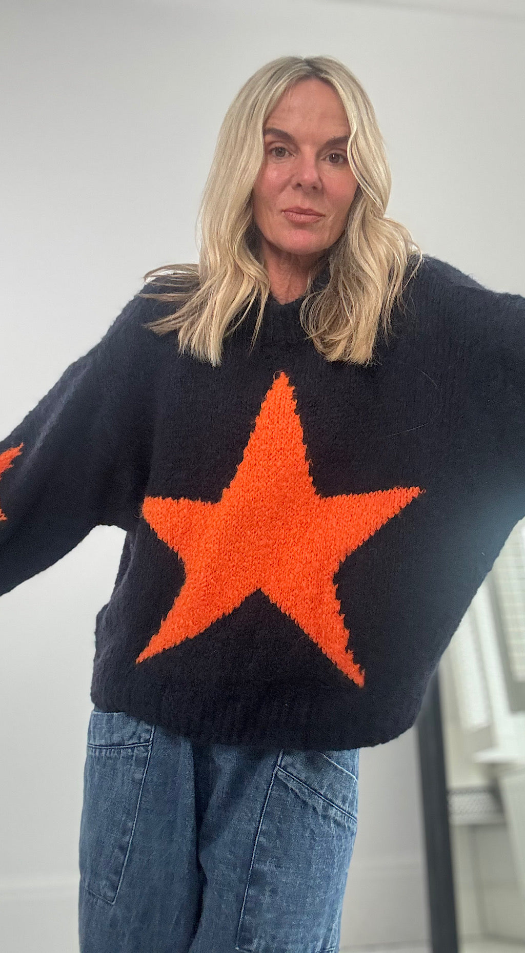 Star Knit - navy