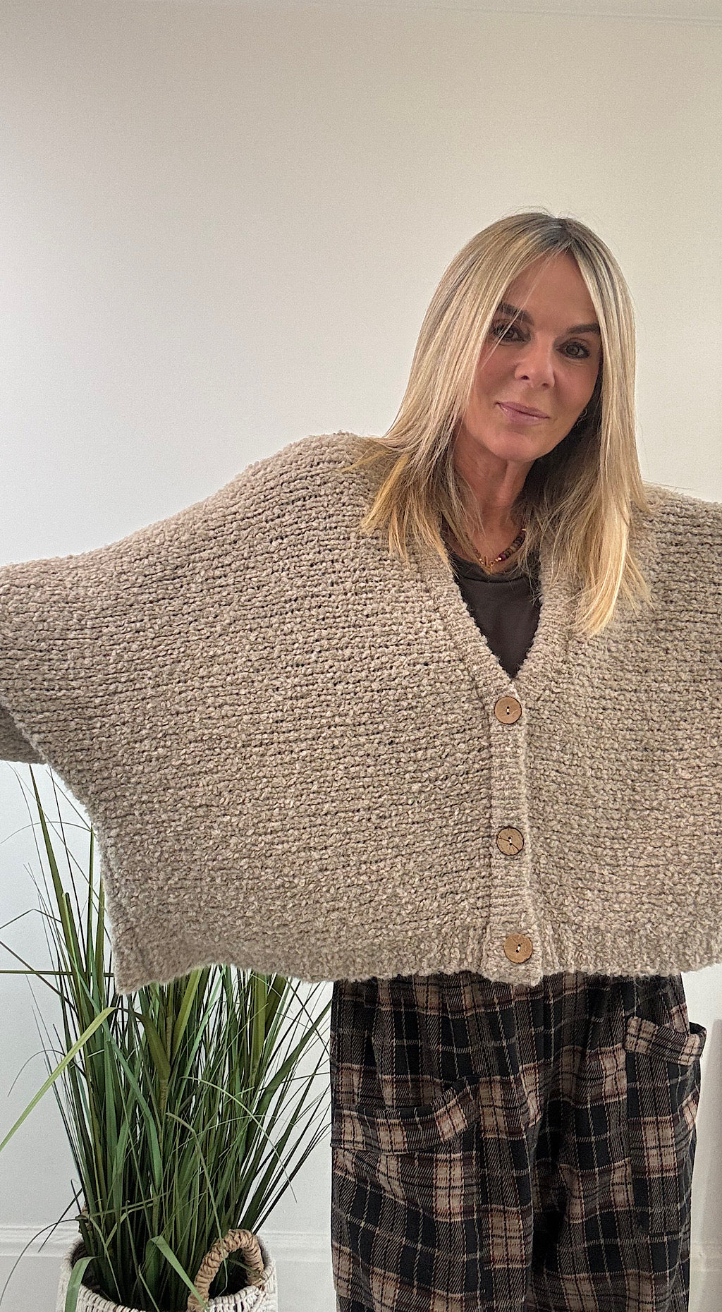 Cloud Cardigan - mocha