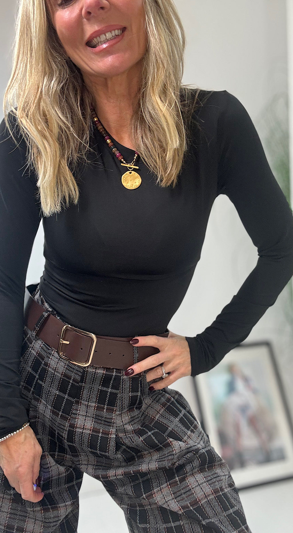 Slinky Bodysuit Black