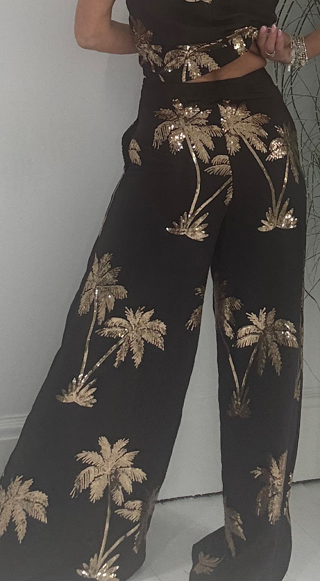 Palms of Gold Rene Trouser