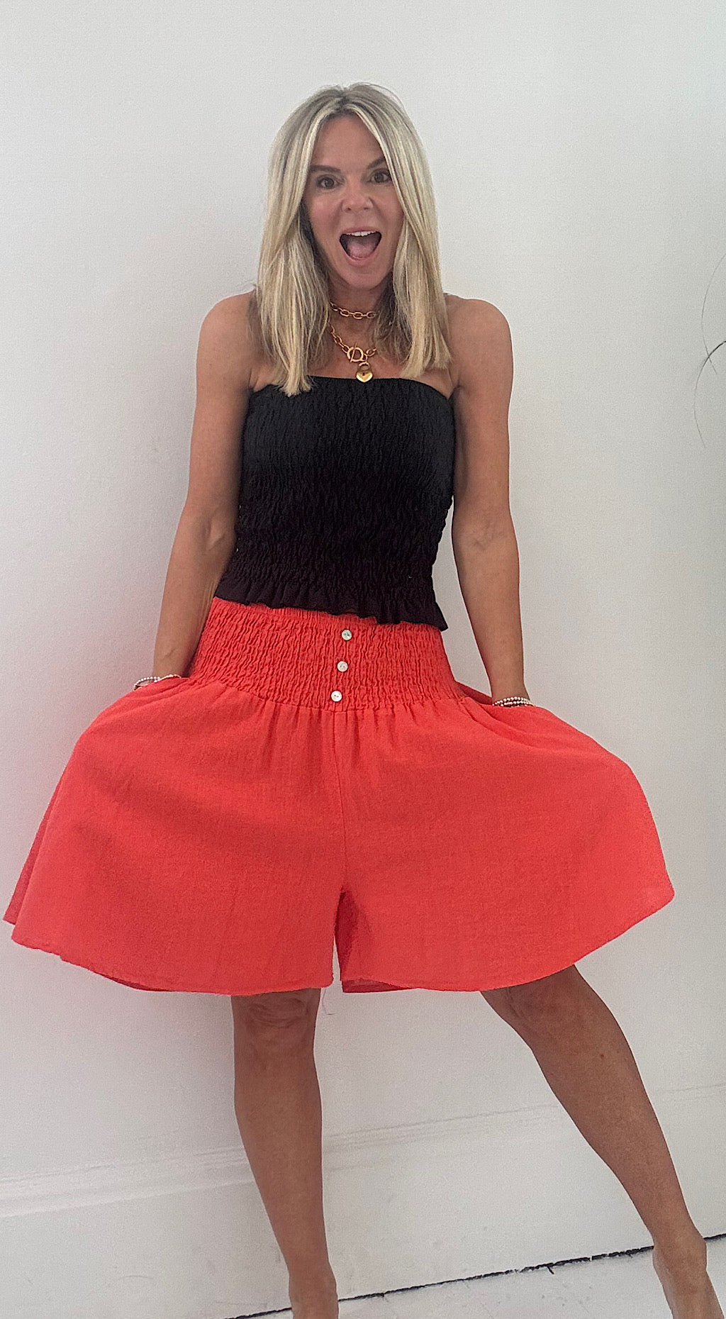 Skorts coral