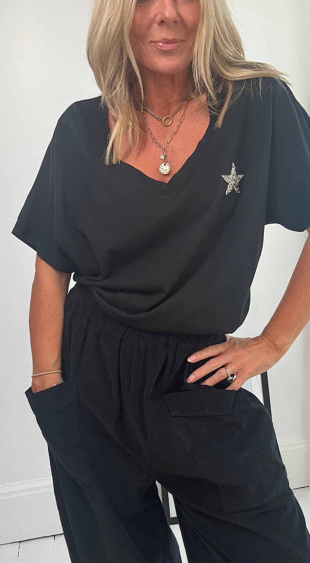 Star Tee - Black