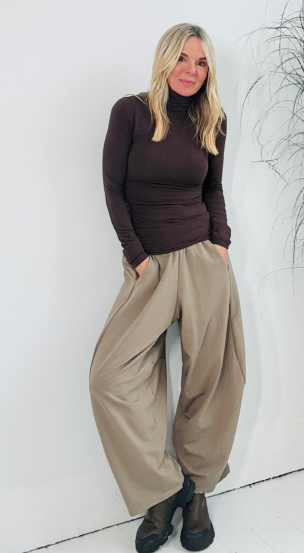Cocoon Pant - mocha