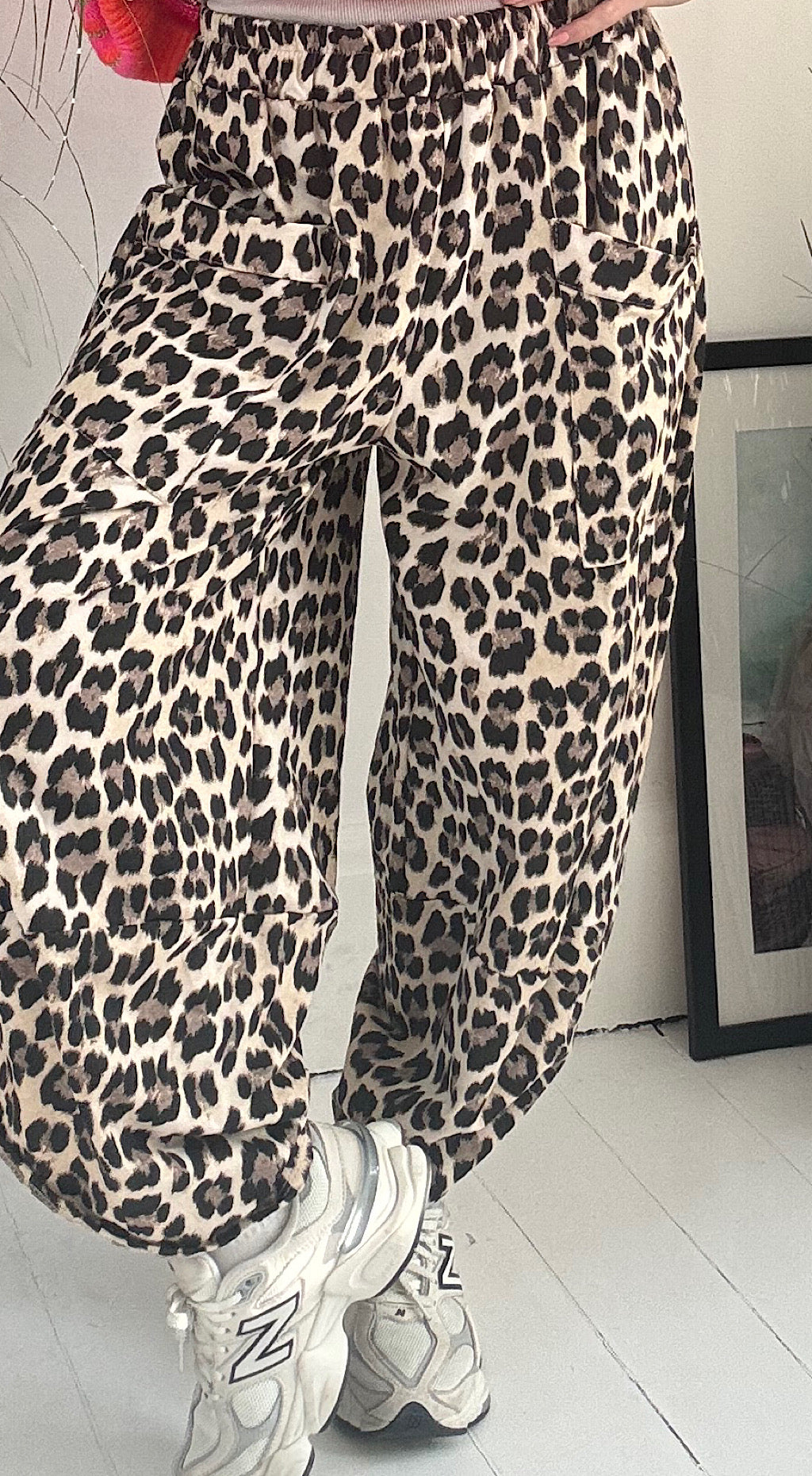 Leopard Pocket Cocoon Pant