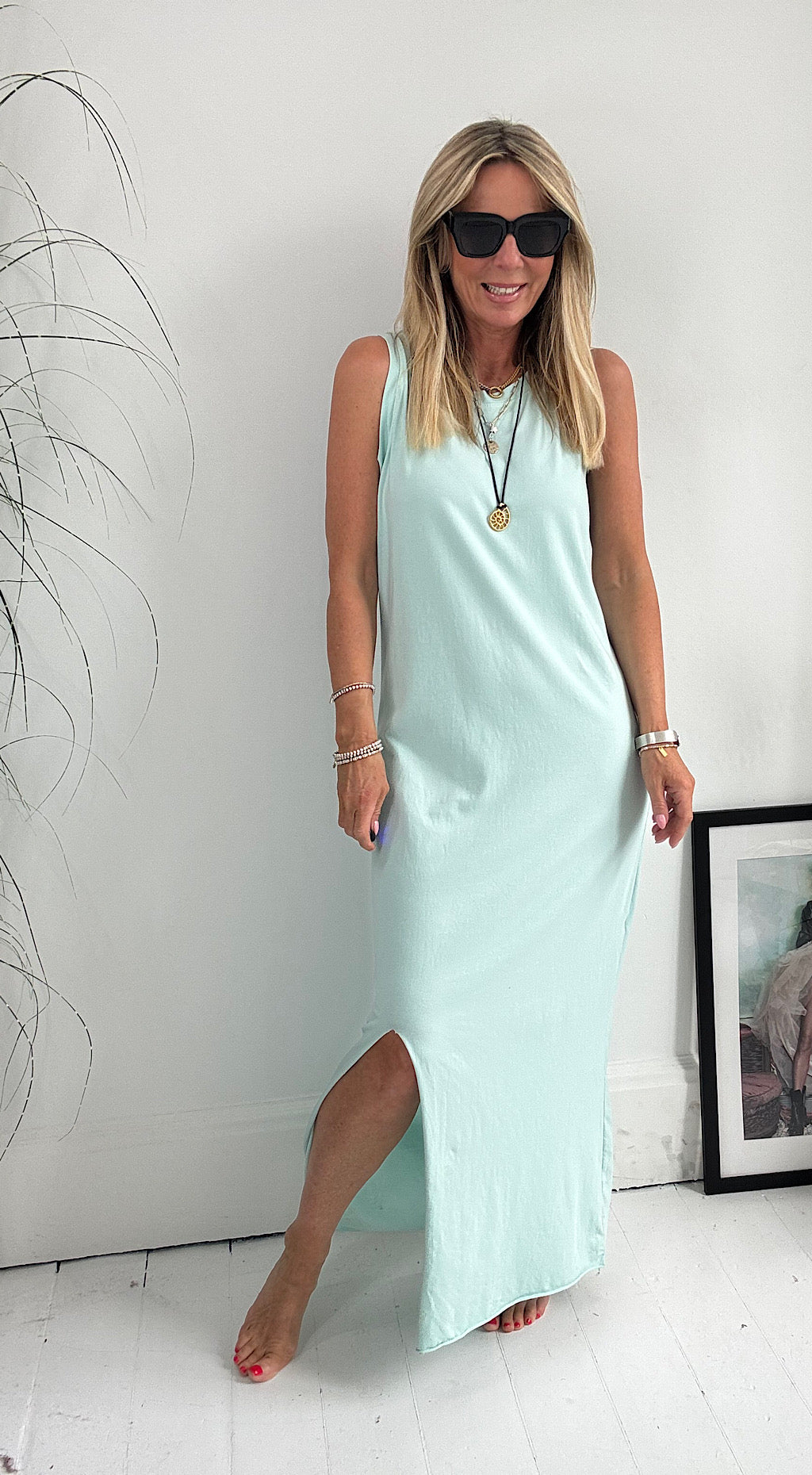 Jersey Dress - Mint Green