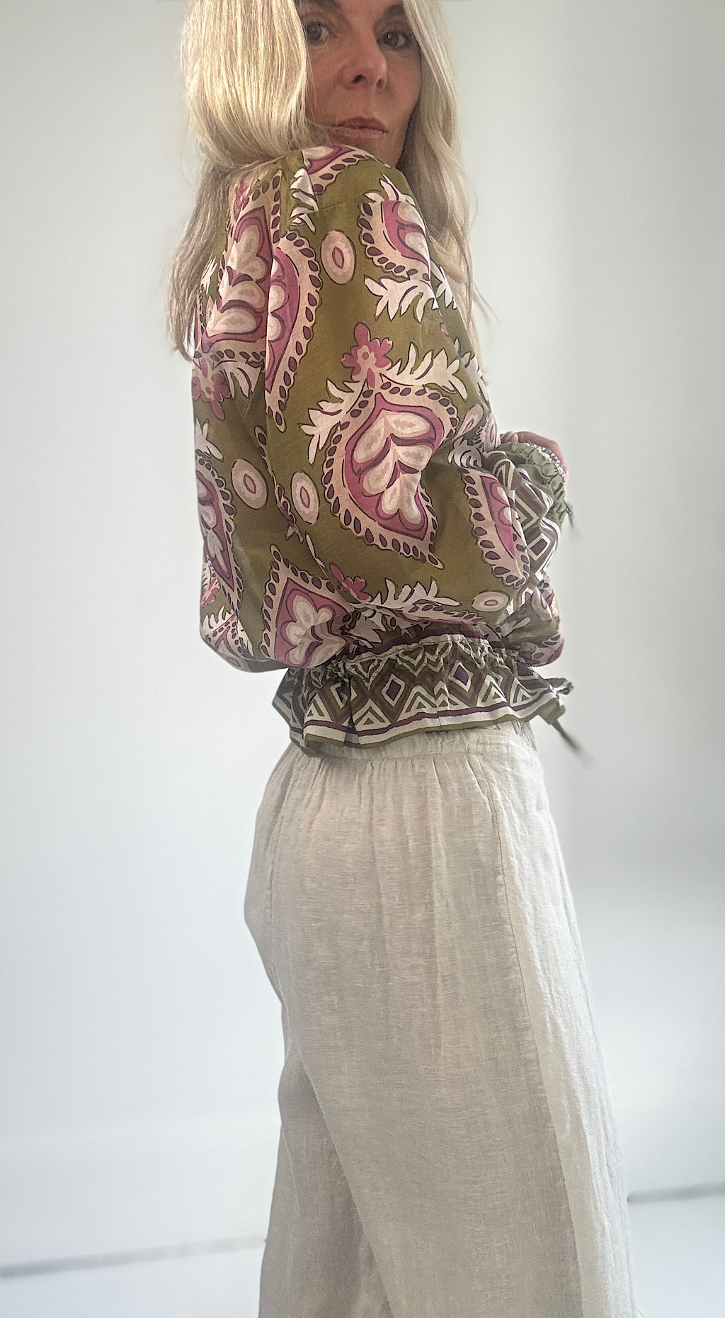Sheer Printed Jacket