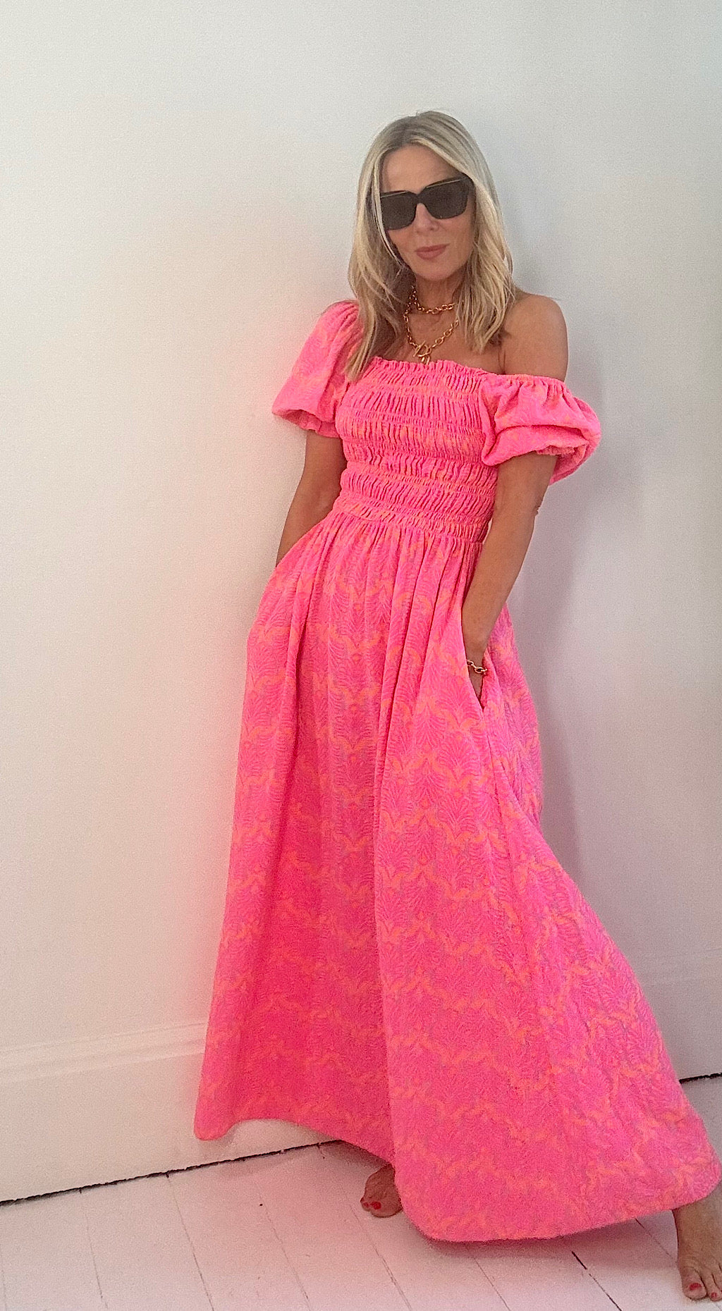 Mykonos maxi pink/ orange