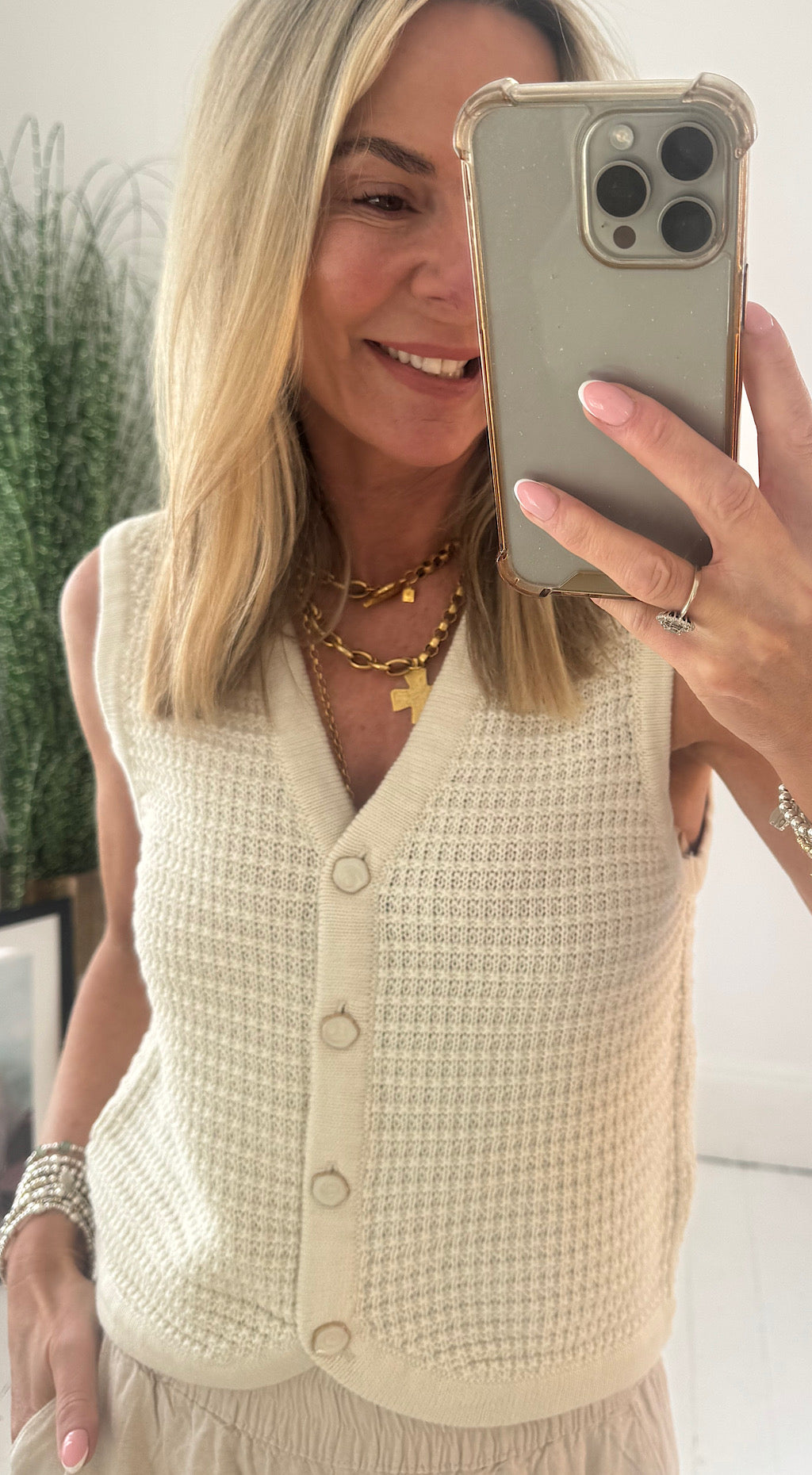 Danish knitted waistcoat