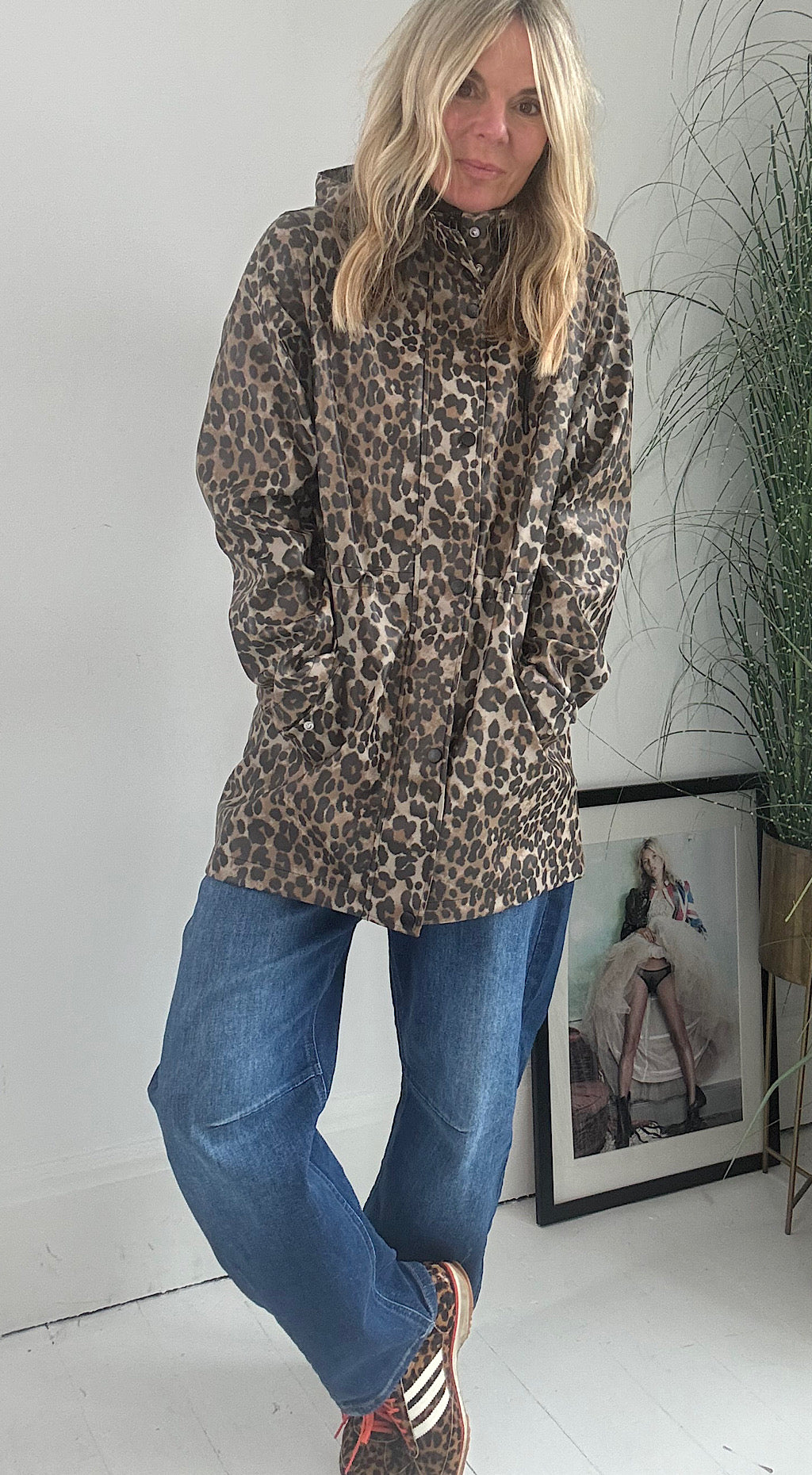 Wax Dog Walking Jacket - leopard