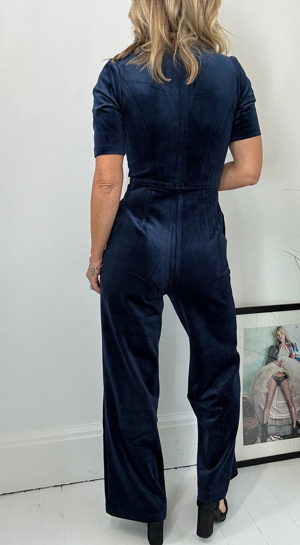 CORRIE BRATTER CLAN JUMPSUIT IN NAVY