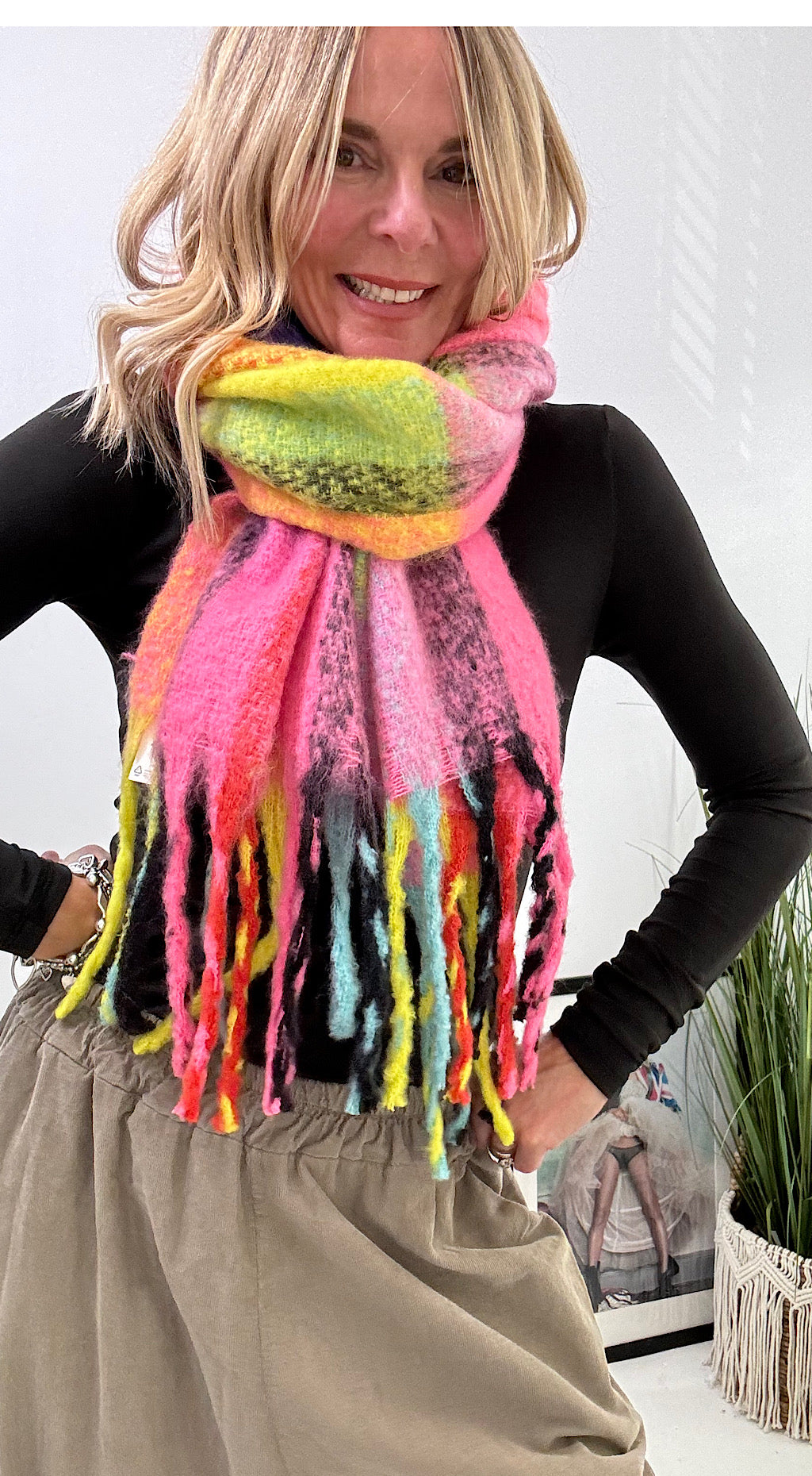 Adima Rainbow Scarf