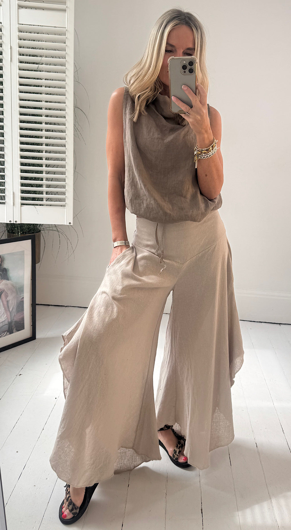 Summer hareem pant stone