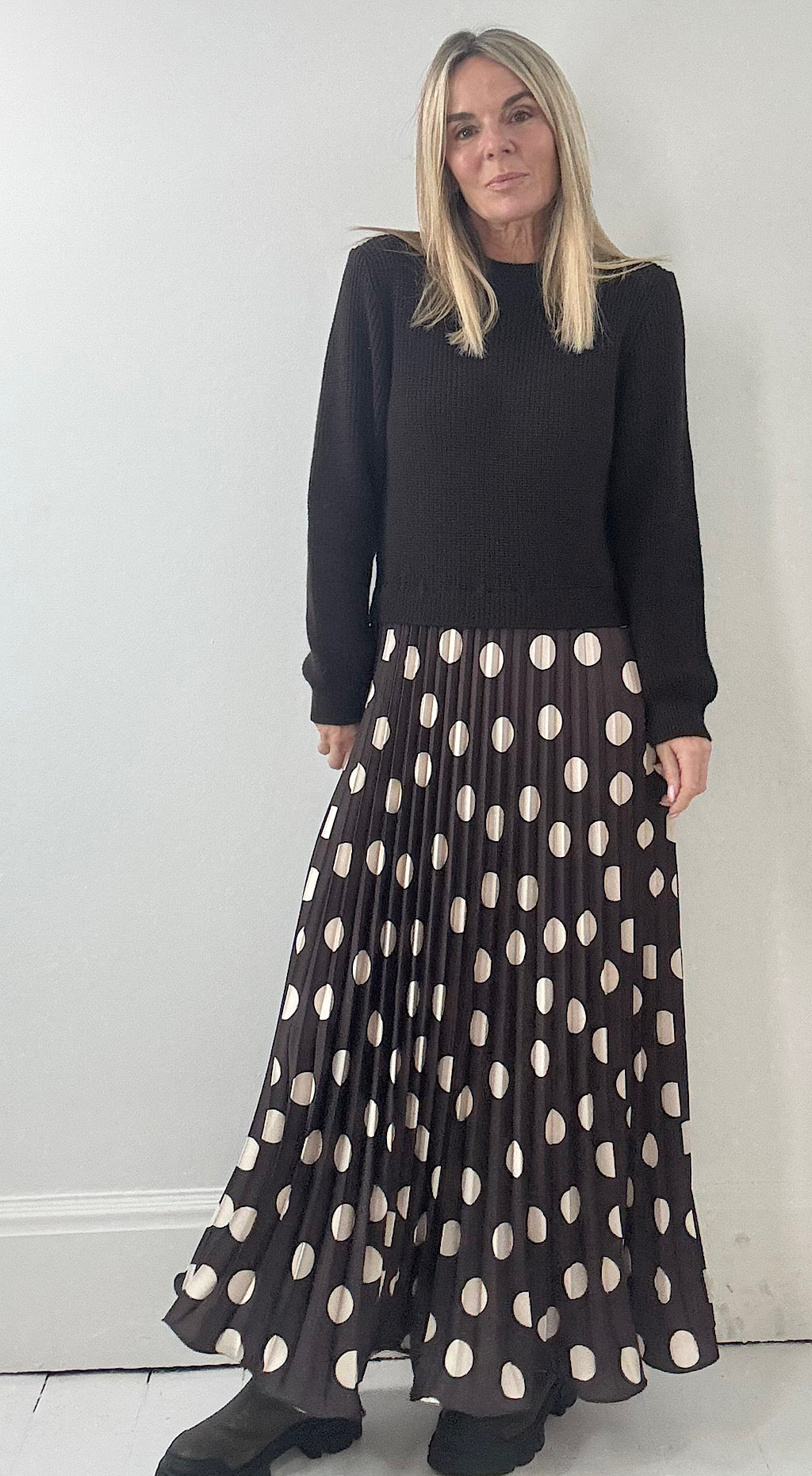 Pretty woman jumper dress brown