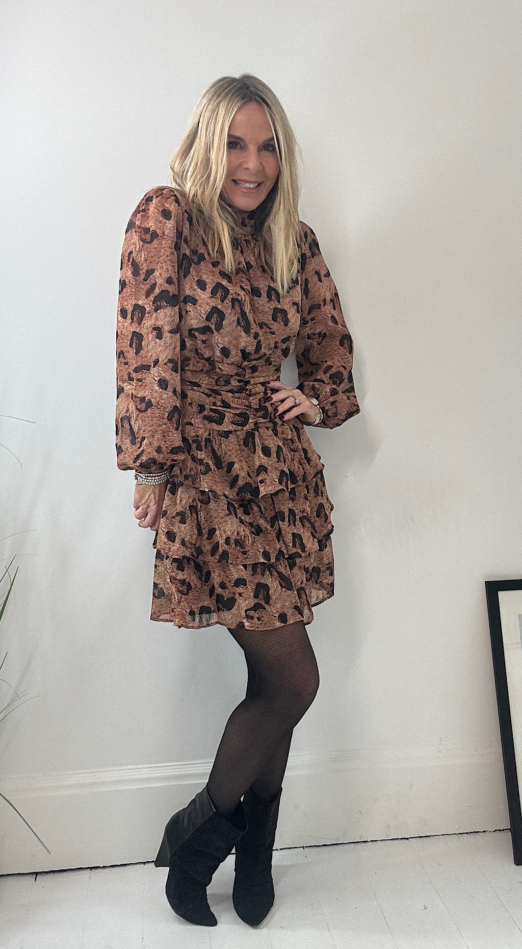 Chloe dress leopard