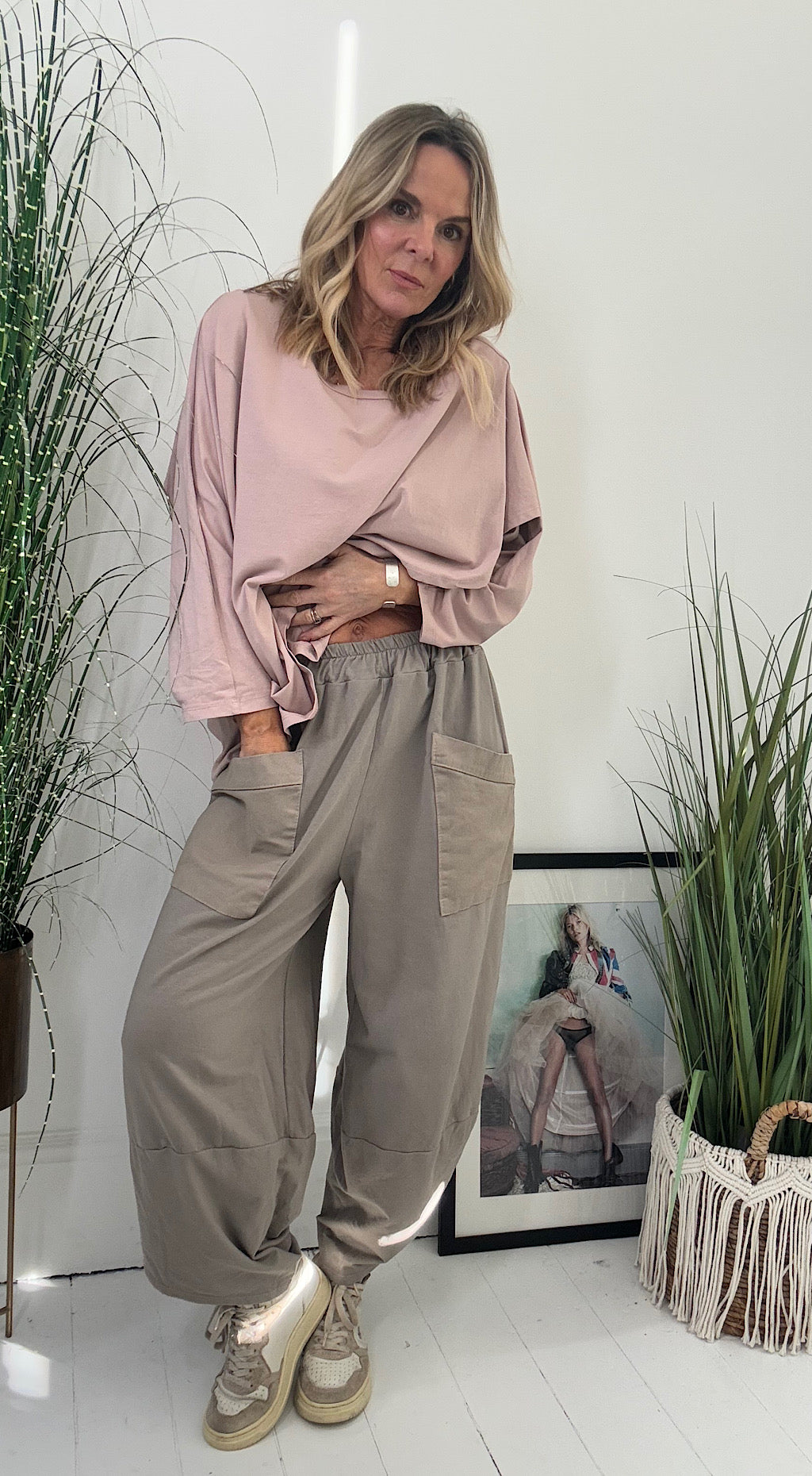 Pocket Cocoon Pant Mocha