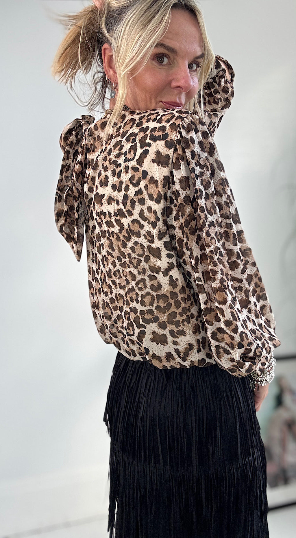 Leopard Blouse