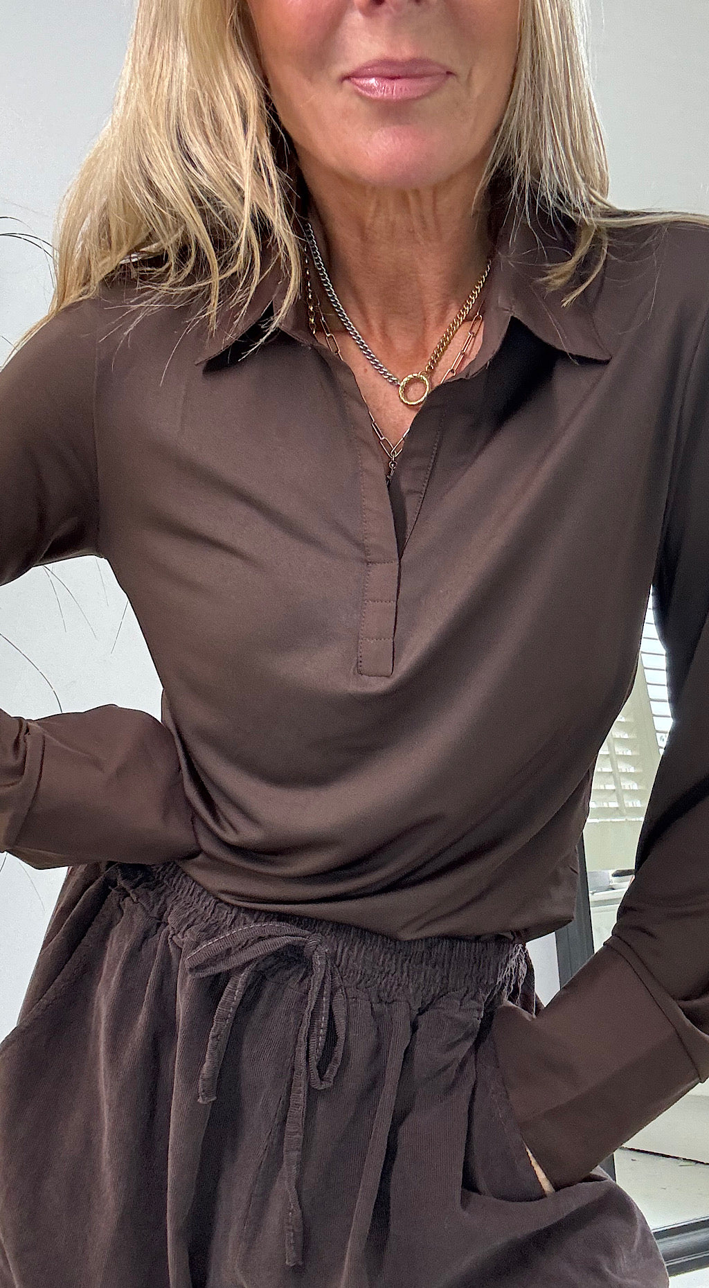 Layering Shirt Brown