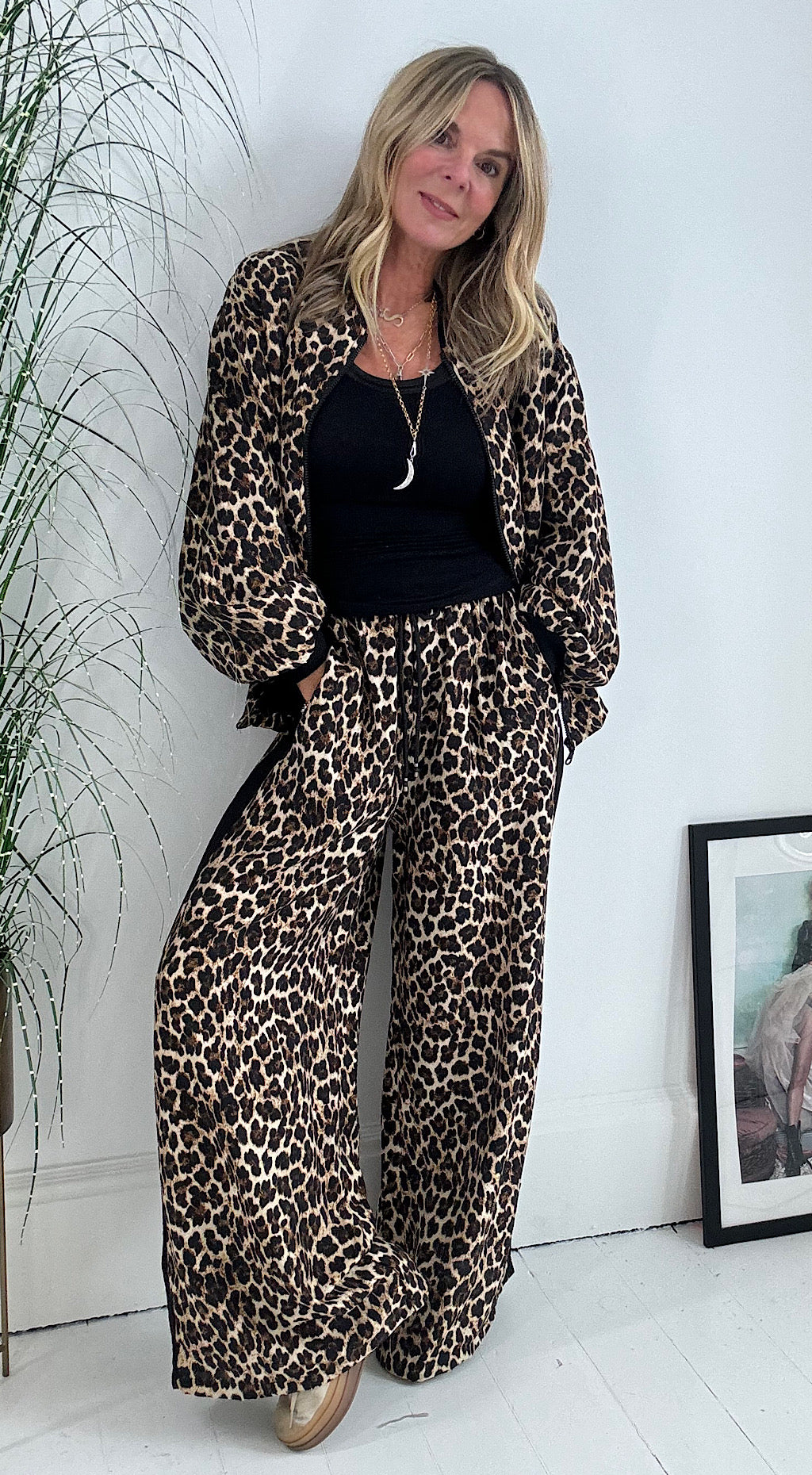 Animal Print Sport Suit