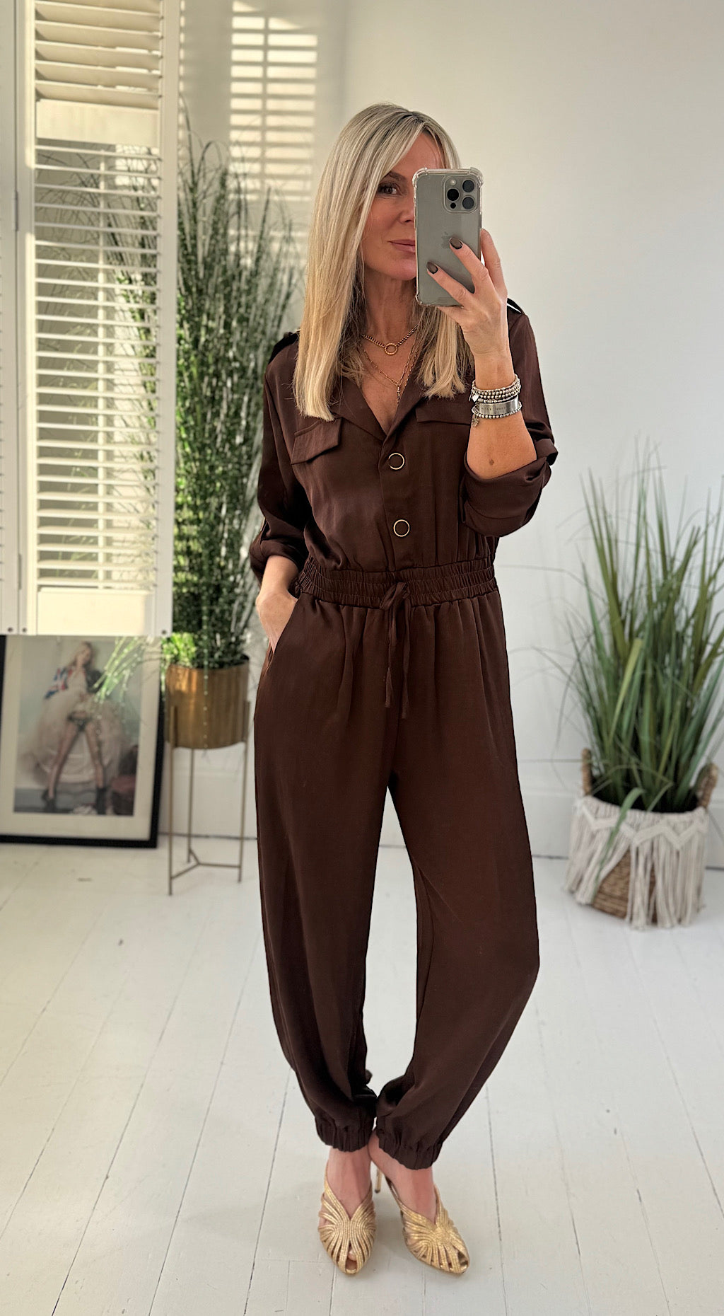 Kylie Jumpsuit chocolate