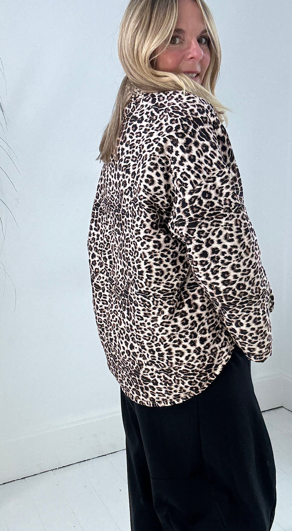 Leopard Quilted Jacket