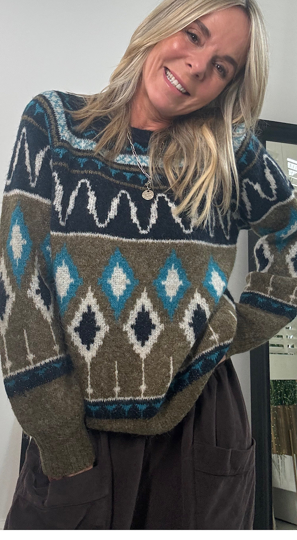 My Danish jacquard knit