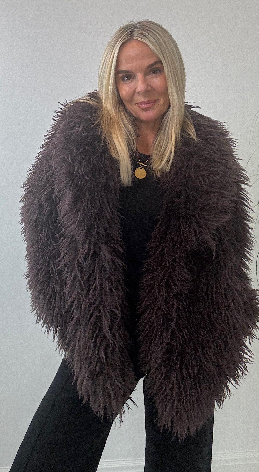Shaggy Faux Fur - brown