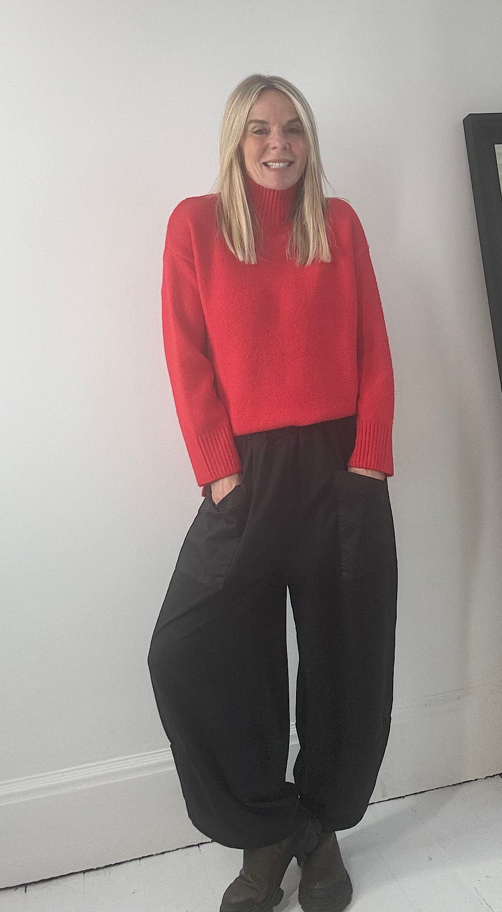 Pocket Cocoon Pant Black