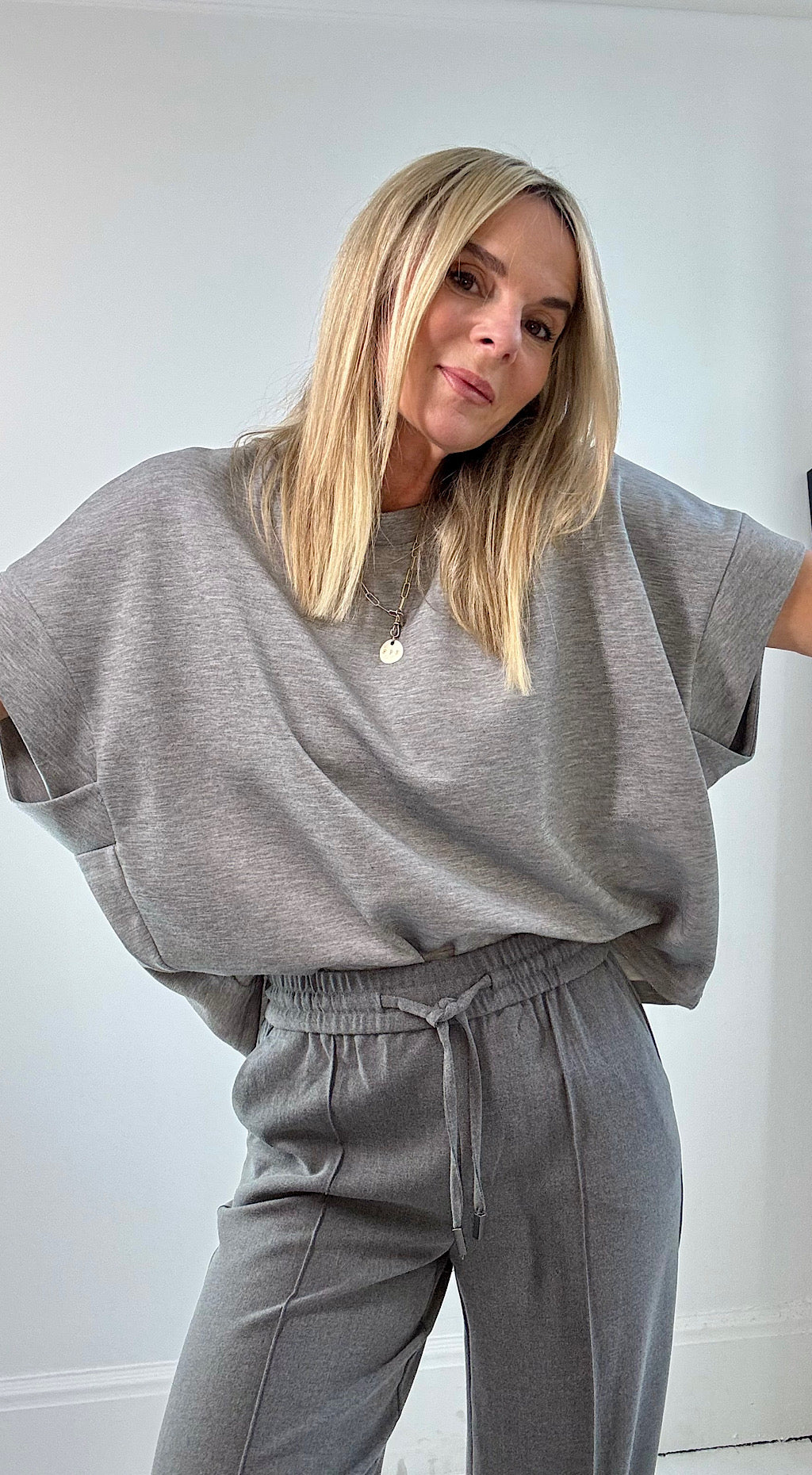 80's grey sweat tee hi