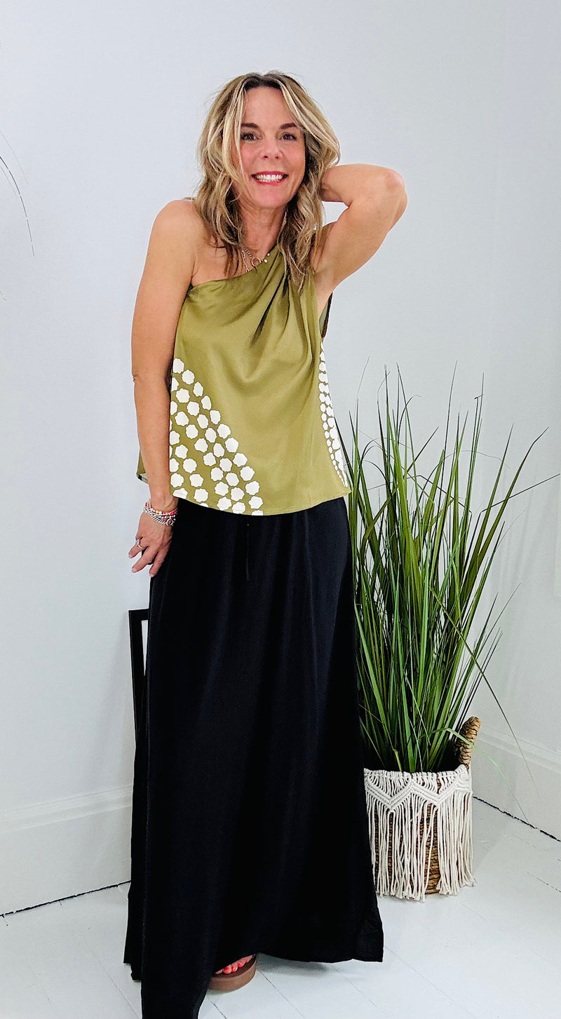 Lola Top in Olive by Traffic People