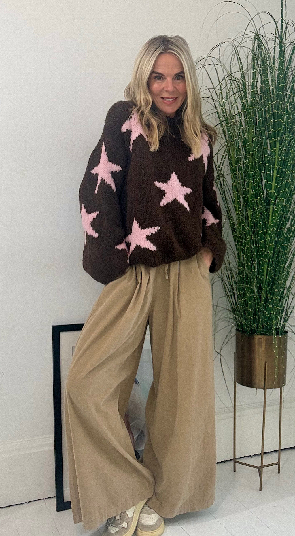 Star Knit - chocolate