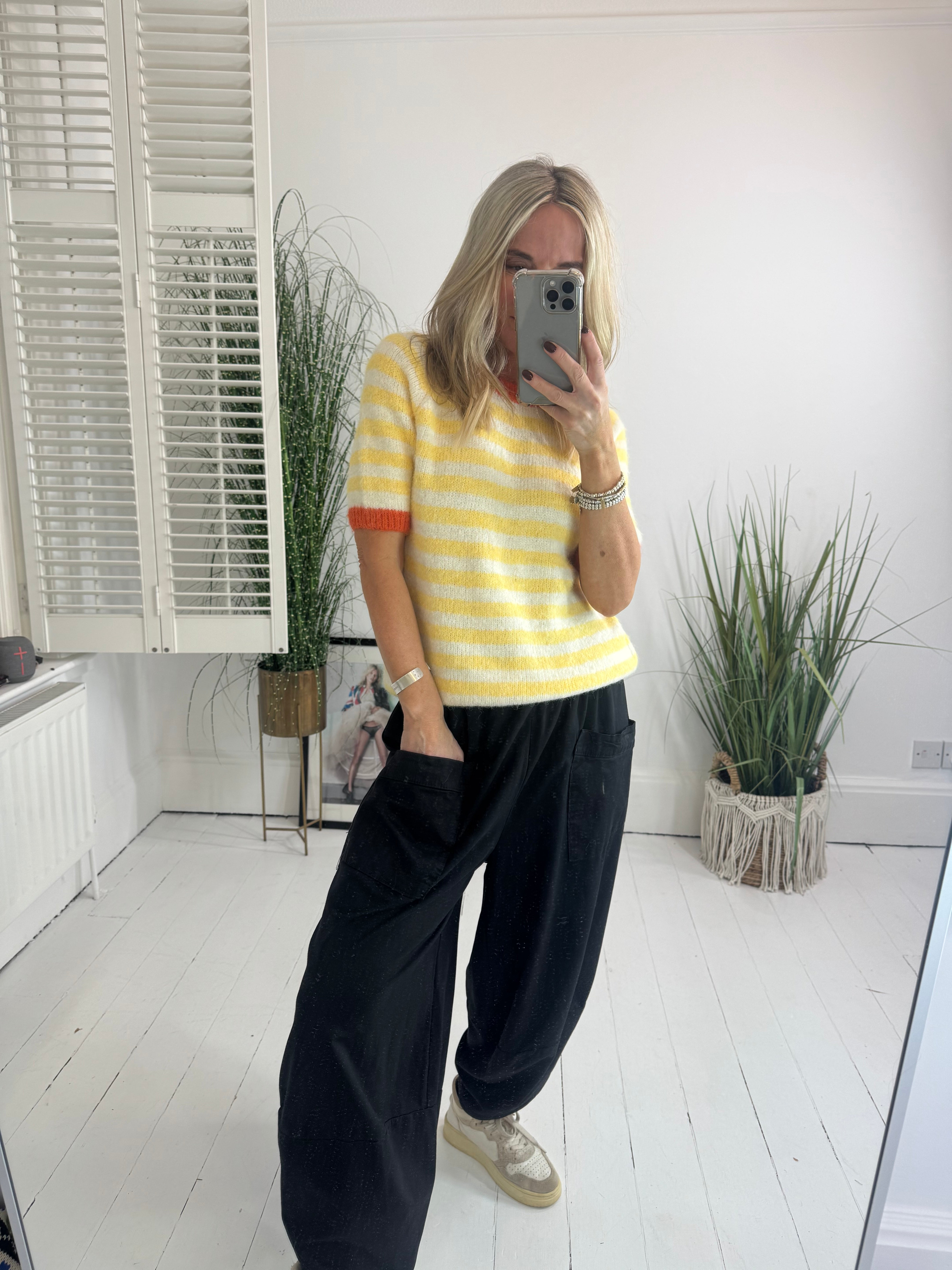 Pocket Cocoon Pant Black