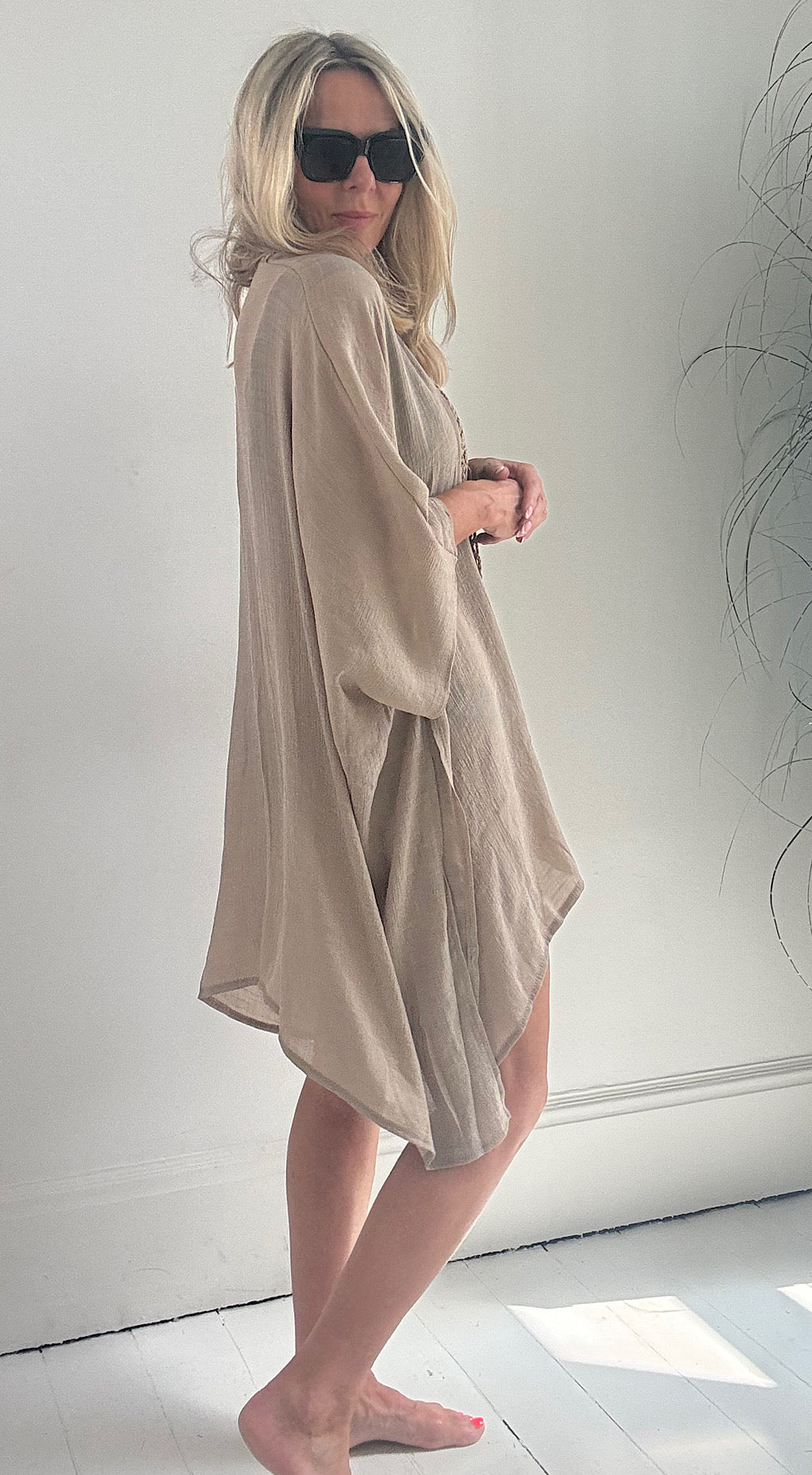 Mocha beach throw