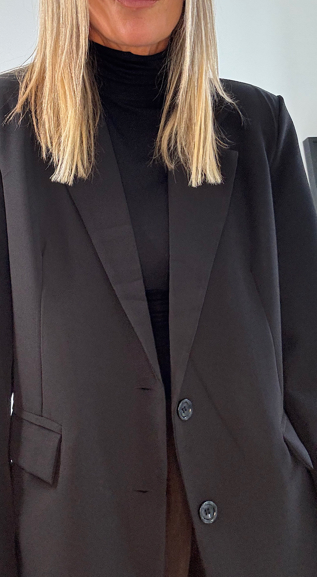 Classic Black Blazer