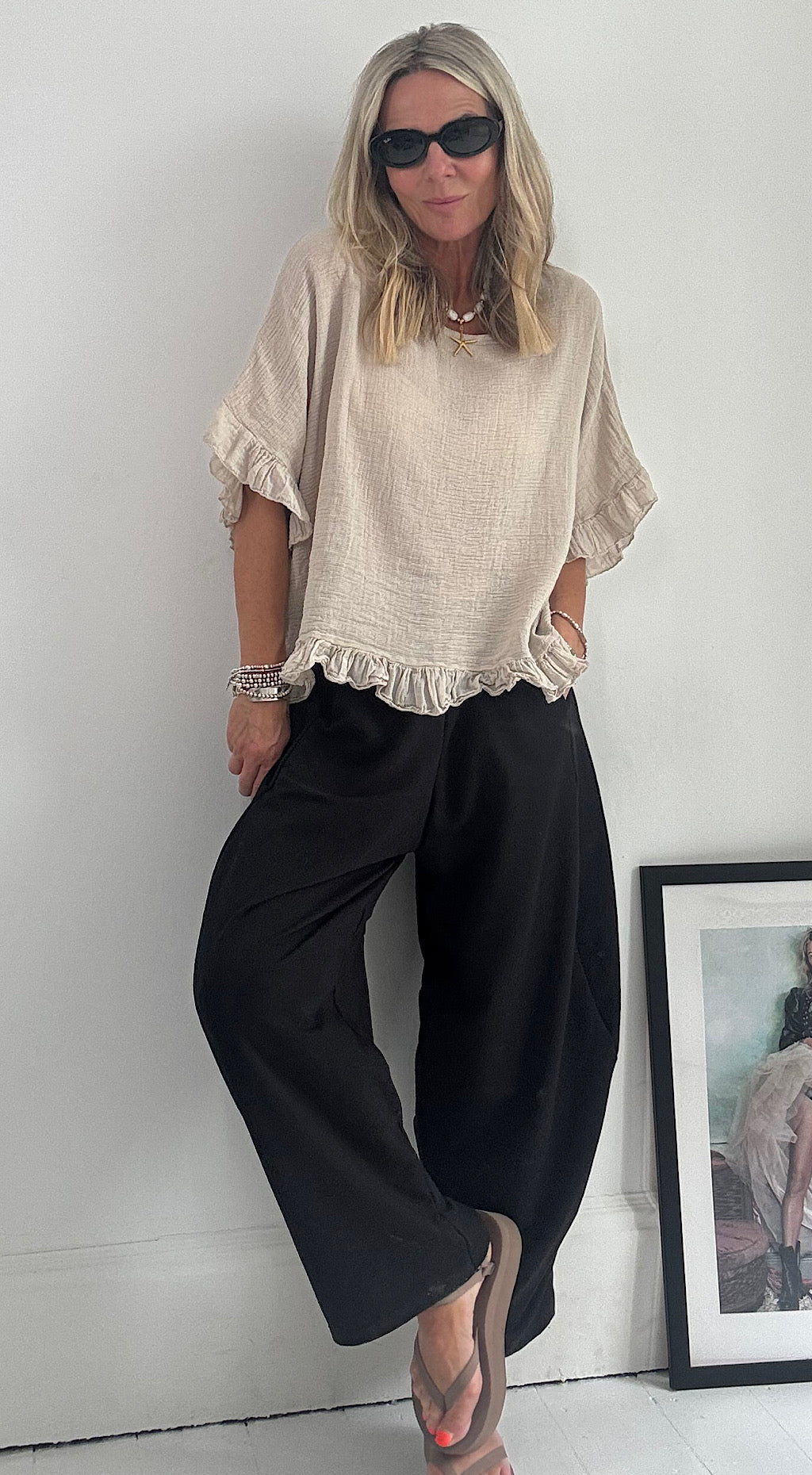 Cocoon pant black