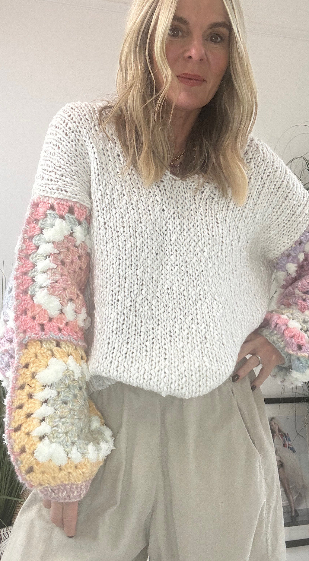 Chenille Crochet Knit