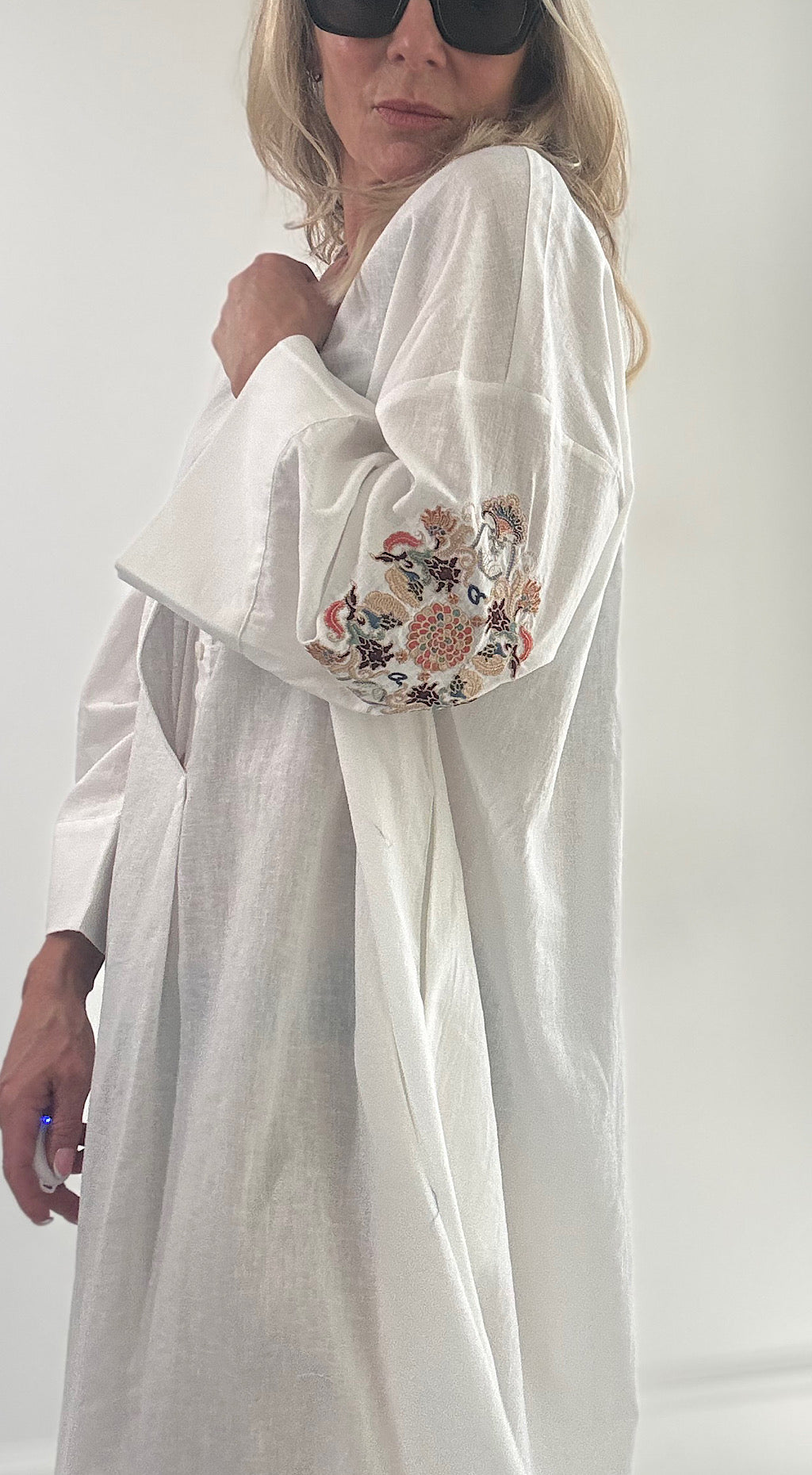 Indian kaftan shirt dress