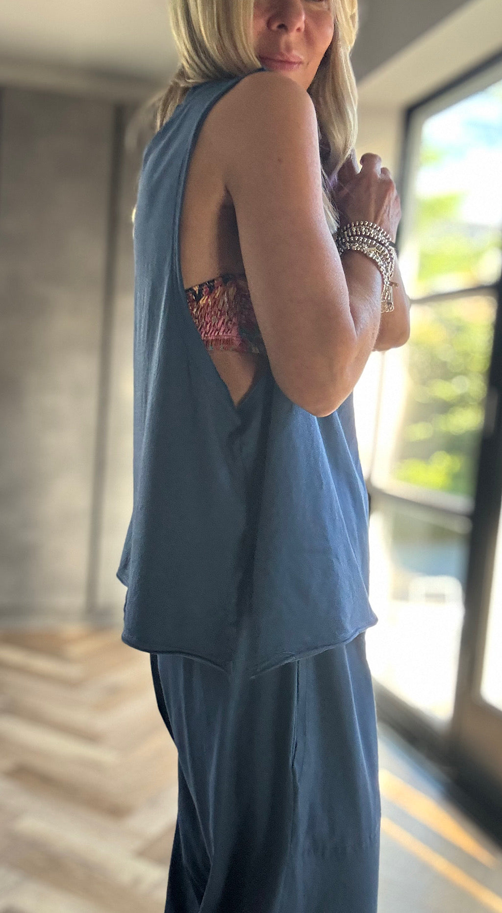 Free Spirit vest- blue