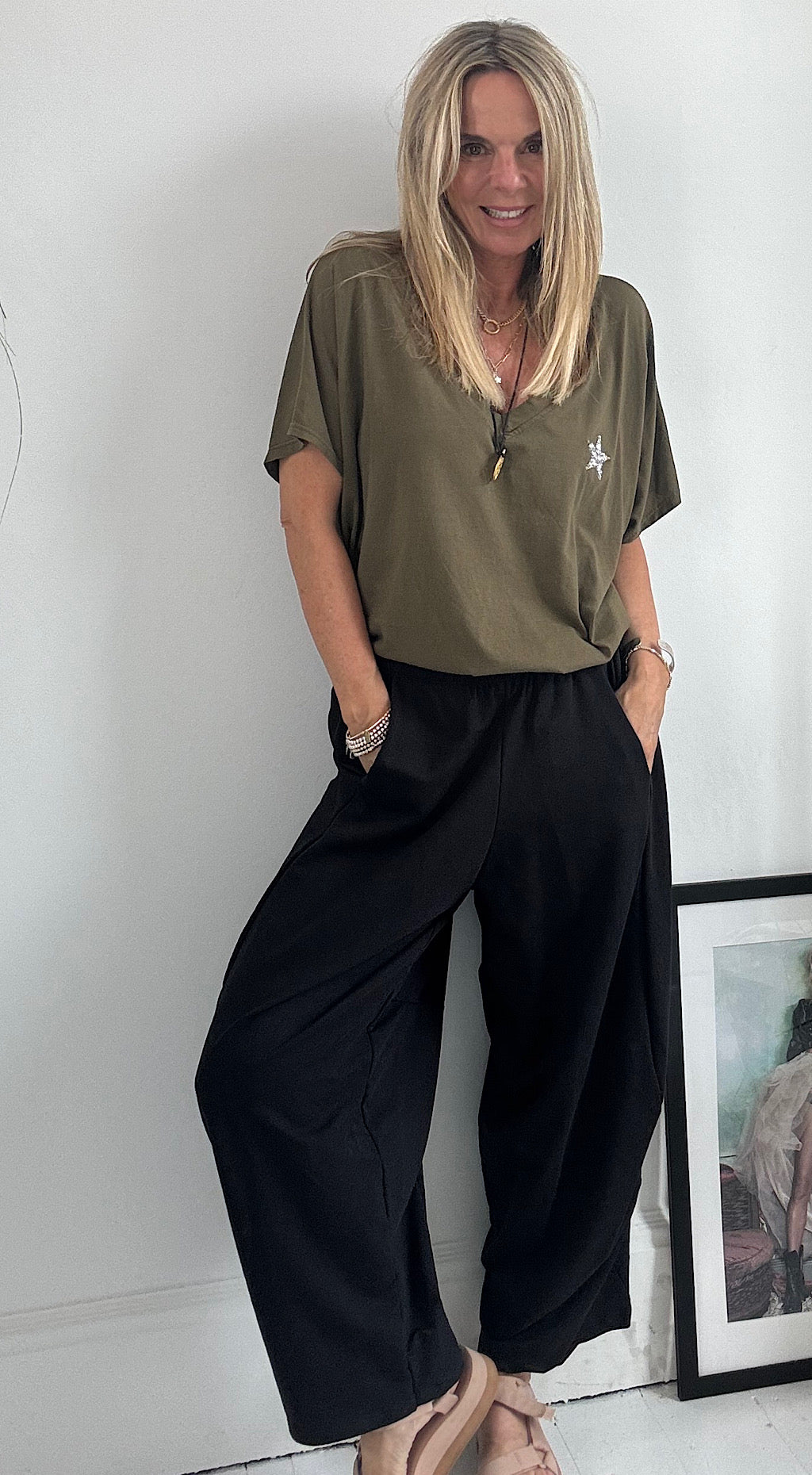 Cocoon pant black